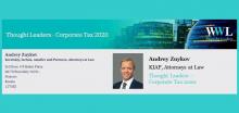 Andrej Sujkow wurde erneut als führender Experte in Russland gemäß dem internationalen WWL-Rating Thought Leaders - Corporate Tax 2020 anerkannt