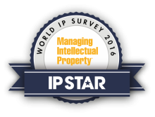 KIAP IP Practice is recommended by IP Stars 2017